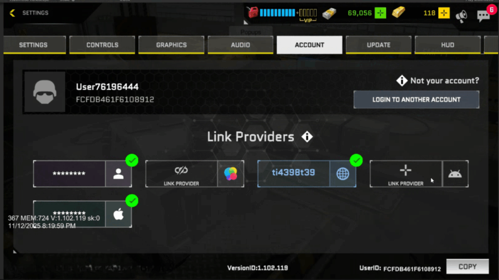 🪖 New Login System in Massive Warfare