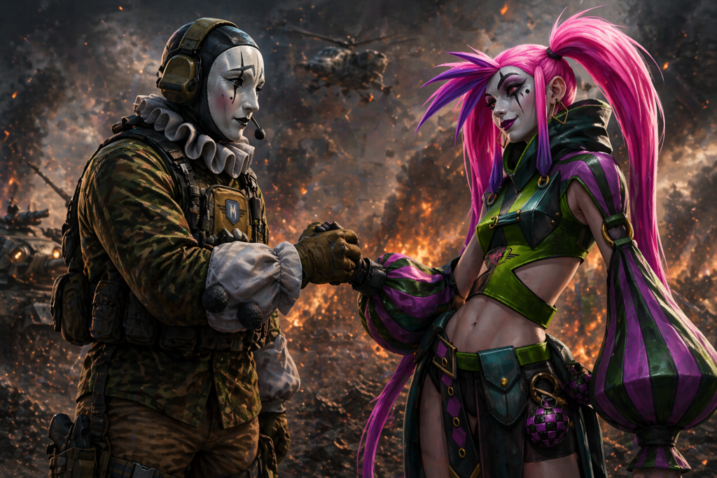 PIERROT ARRIVES: THE SAD CLOWN IS HERE