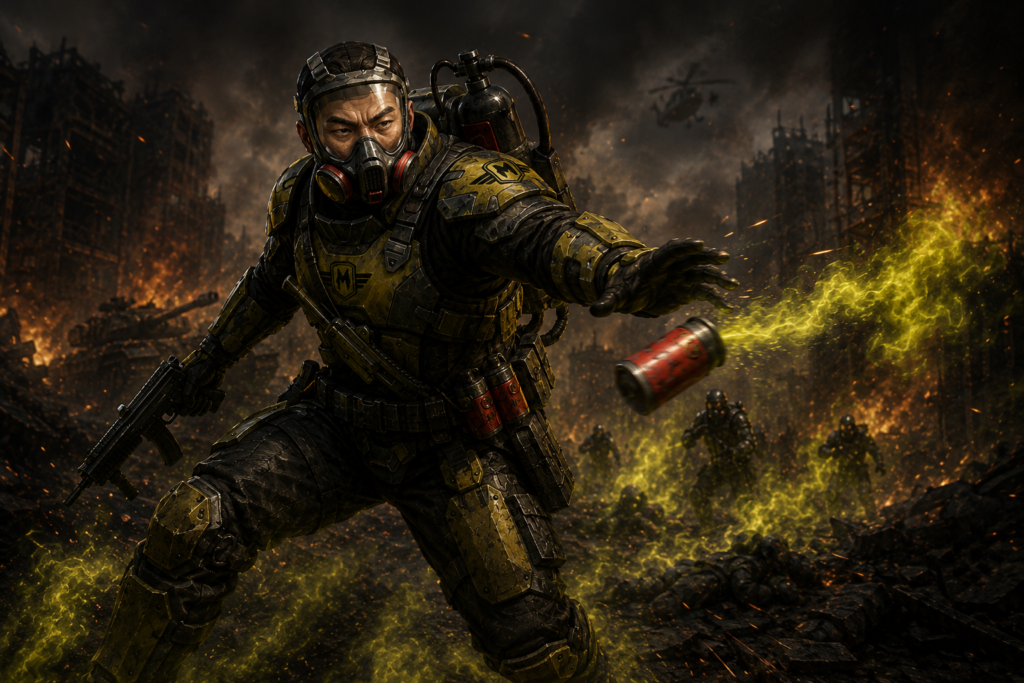 SCORPION ARRIVES: SCIENCE WITHOUT MERCY