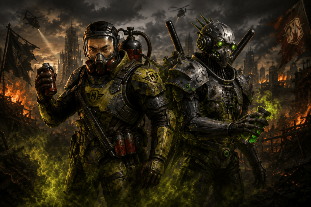 SCORPION ARRIVES: SCIENCE WITHOUT MERCY